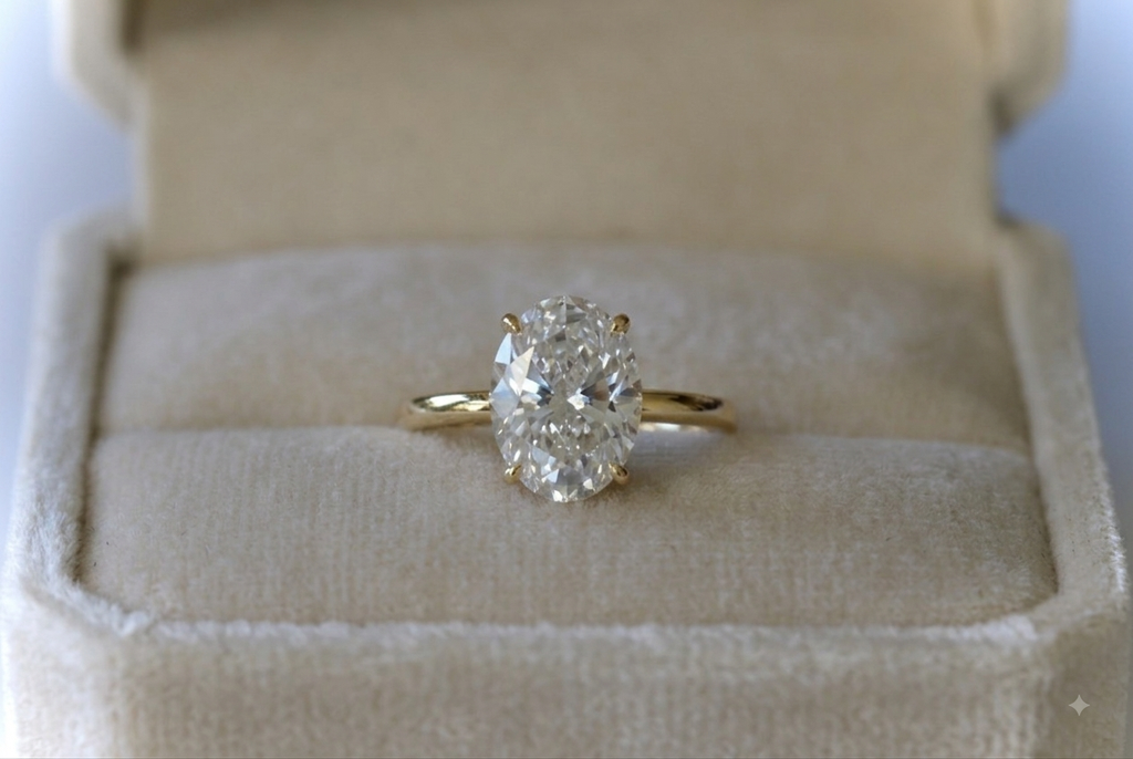 Élite Oval Diamond Pavé Set