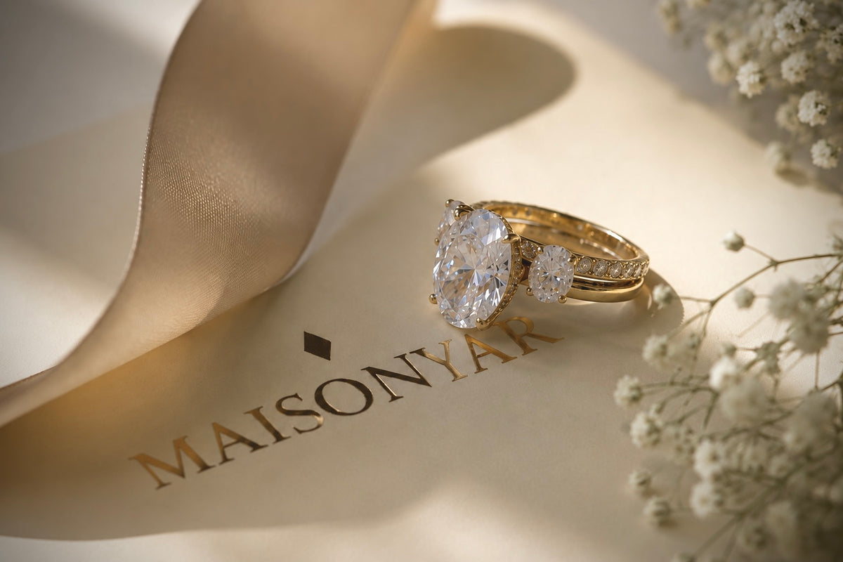 Élite Oval Diamond Pavé Set